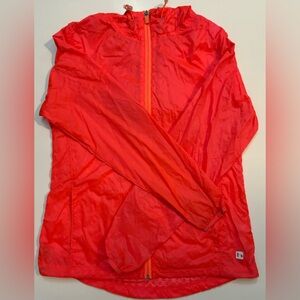 Small Pink/Orange Nylon Rain Jacket